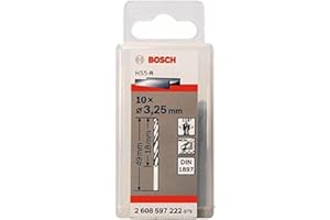 BOSCH HSS-R DIN1897: 3,25 x 18 x 49: 10 uds (1)