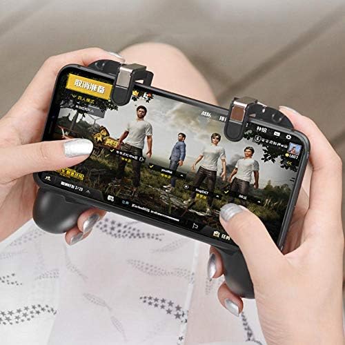 HUVE PUBG Mobile Game Controller Gamepad Mobile Cooling Pad Mobile Power 2500mAh for Android and IOS Fortnite/Knives Out