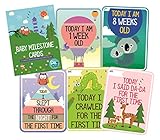 SYGA Set of 27 Multicolor Baby Milestone Cards