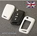 Produktbild Weißes Schlüsselgehäuse für VW, Seat, Skoda, 3-Tasten-Fernbedienung, Schlüsselanhänger, Golf Polo Beetle Touran Scirocco Passat Leon 5F SC ST Ibiza Octavia Rapid Octavia 2013 2014 2015 2016 2017 2018 weiß