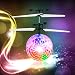 Produktbild Omiki Fliegen Ball, Kinder Flying Toys, RC Infrarot Induktion Hubschrauber Ball Eingebaute Shining Farbe ändern LED-Beleuchtung für Kinder, Jugendliche (farbig)