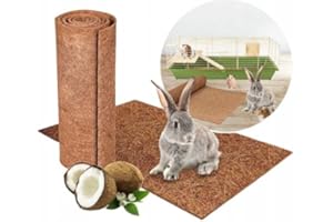 MW.SHOP.24 Nager-Teppich aus 100% Kokosfasern 3er Pack 50 x 25 cm / 7mm, Nagermatte geeignet als Käfig Bodenbedeckung für Kaninchen, Meerschweinchen, Hamster, Degus, Ratten und andere Nagetiere - Nagerteppich