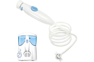 WUIOWPPIC Wasser Flosser Munddusche Munddusche Ersatzröhre Schlauchgriff Ersatz Für WP-100,Wasserflosser Kunststoffgriff Schlauch Zubehör Für Mundhygiene Kompatibel Mit Für WP-100 Sunlera Ersatzteile