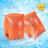 🐬 Weiches wasserdichtes Plastikgewebe ist für die empfindliche Haut Ihres Kindes bestimmt. Perfektes Werkzeug zum Erlernen des Schwimmens. Ideal zum Spielen, Schwimmen und Tauchen.