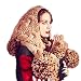 Produktbild Handgefertigte gestrickte Kapuze Schal + Handschuhe, super große super warm Ball Strickmütze warme Mütze Winter Hut Ski Handschuhe Beanie Handschuhe Weihnachten Geburtstag Geschenke für Frauen Hüte