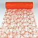 Produktbild 1m Sizoweb® Original Tischband Tischläufer Tischdeko Faserseide 30cm, Farbe:orange