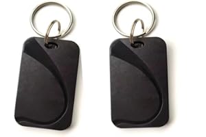 GÉNÉRIQUE Lot de 2 Badges RFID 13.56 MHz| UID Modifiable|Programmable| Compatible MCT ANDROID| NFC | Puce CUID