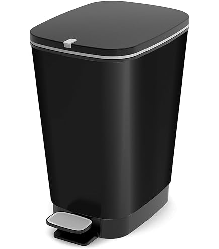 Pattumiera A Pedale Sundis Flat Bin 40L - Rettangolare, Plastica Riciclata, Per Cucina E Ufficio - Foto 10