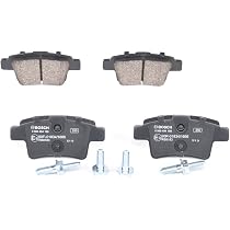 Plaquettes De Frein Arrière Bosch BP1000 - Jeu De 4 - Sans Cuivre - Réduction Bruit Et Poussière - Certifié ECE-R90