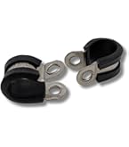 Lumonic 5x 21mm Colliers De Serrage Avec Garniture En Caoutchouc I