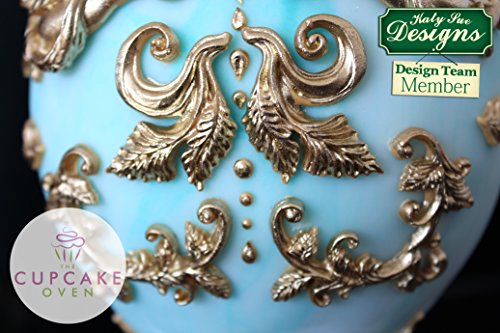 Leaf Flourish – Katy Sue Designs Silikonform für Tortendekorationen Cupcakes Fondant und Zuckerwaren - 4