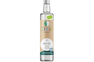Go-Keto BIO MCT Oil, 500ml | Olio MCT C8/C10, 100% olio di cocco biologico, senza olio di palma | perfetto per dieta chetogenica | crema di caffè cheto per caffè o frullato cheto | Paleo, vegano