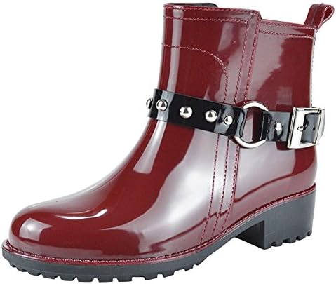 Paragon Womens Classic Chelsea Gloss Garden Festival Waterproof Ankle Wellies Rain Wellington Boot