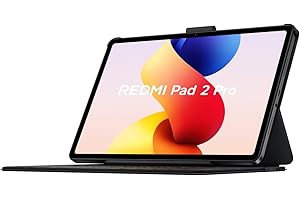 XIAOMI Redmi Pad 2 Pro + Teclado - Tablet de 12.1" 2.5K (Snapdragon 7s Gen 4, 6GB de RAM, 128GB de ROM, WiFi 6 + Bluetooth 5.3, Batería de 12000 mAh, Cargador no Incluido), Gris (Versión ES)