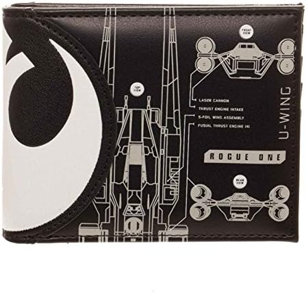 Star Wars Wallet U Wing rebel emblem Official Bifold One Size