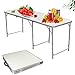 Produktbild HUAYUU Aluminium Campingtisch Klapptisch Gartentisch Arbeitstisch Balkontisch 180x60x70cm Höhenverstellbar Tragbar Falttisch Gartentisch