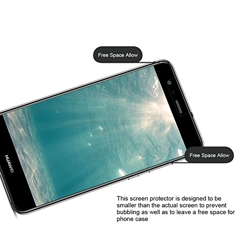 Huawei P10 Lite Panzerglas 2 Stück Schutzfolien zu screenen Glas Schutzfolie Displayschutzfolie Folie Premium Gehärtetem Glas Schirm-Schutz Handy Displayschutz Schutz Transparent Kristallzelle Panzerfolie für Huawei P10 Lite [High Definition Ultra-beständig mit Härte Anti-Blase] - 4