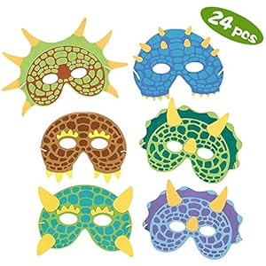 Máscaras para Fiestas de Dinosaurios,24