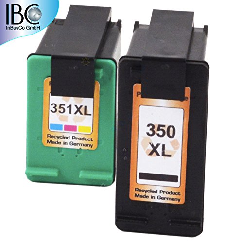 2 cartuchos de impresión para HP 350XL 351XL Photosmart C4280 C4380 C4480 C4580 C5280