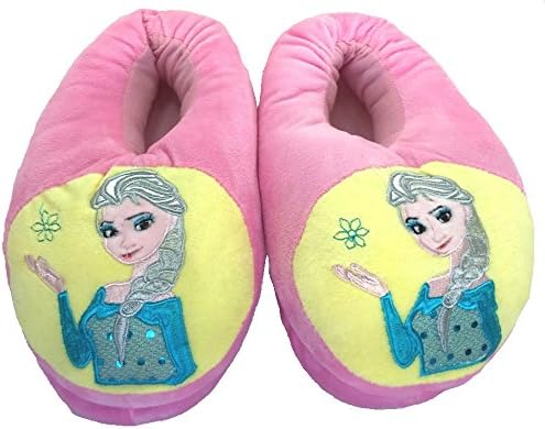 WSA RetailKid's Frozen Girls Printed American Style Home Wear Foot Care Slippers (Pink)