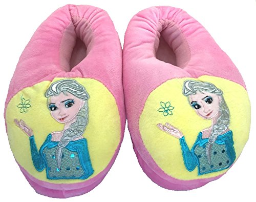 WSA RetailKid's Frozen Girls Printed American Style Home Wear Foot Care Slippers (Pink)