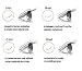 LOOK COOK Silk Individual Eyelash Extensions Mix Length Trays B/C/D - curl / 0.20mm (B MIX (8-14mm))