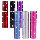 LIFECART 6pcs Empty Refillable Perfume Bottle Atomizer Sprayer