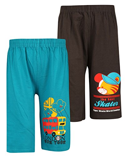 DONGLI BOYS FABULOUS PRINTED CAPRI(PACK OF 2) RS.449 (68.00% Off) - Amazon