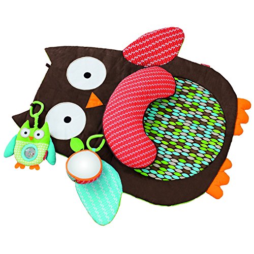 Padgene Tummy Time Mat, Hug and Hide Owl
