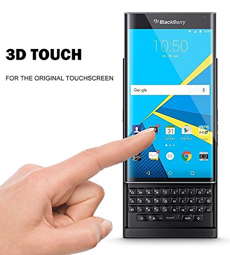 BlackBerry Priv Schutzfolie, AVIDET Gehärtetem Glas Displayschutzfolie Screen Protector für BlackBerry Priv – 9H Hardness aus gehärtetem Glas - 5