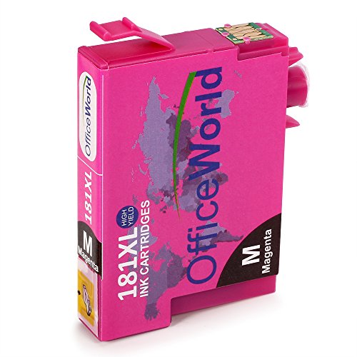 OfficeWorld Kompatible Patronen Ersatz für T1812 T1813 T1814 Tintenpatronen (3 Cyan, 3 Magenta, 3 Gelb) Hohe Kapazität Kompatibel für Expression Home XP-202 XP-305 XP-415 XP-412 XP-215 XP-312 XP-212 XP-102 XP-405 XP-205 XP-302 XP-402 XP-315 XP-405WH XP-30 - 5