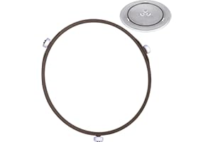 PEIDOG Anneaux de support pour micro-ondes en verre - 17,8 cm - Anneau de plateau tournant pour micro-ondes - Anneau intérieur de rechange pour micro-ondes (178 mm)