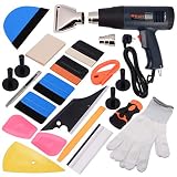 El kit de pistola de calor con 2 configuraciones de temperatura diferentes (450 ° C [842 ° F] y 650 ° C [1202 ° F]), viene con una pistola de calor de temperatura dual de 1pc, boquilla de deflector grande de 1pc (8cm), boquilla de reducción de 1pc 2 cm). Calor bajo: 250 l / min; Calor alto: 500 L / min