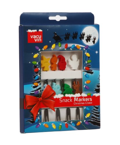 Vacu vin 1841160 Snackmarker Christmas Crowd 8-er Set - 3