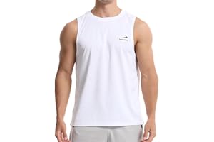 RANE SPORTS Men's Sleeveless Tank Top Running Gym Quick-Drying Vest Sports T-Shirt