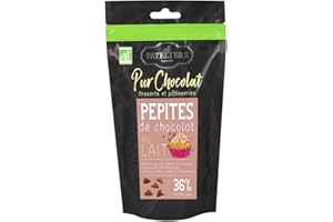 LA PATELIERE Pépites de Chocolat au Lait Bio 200 g