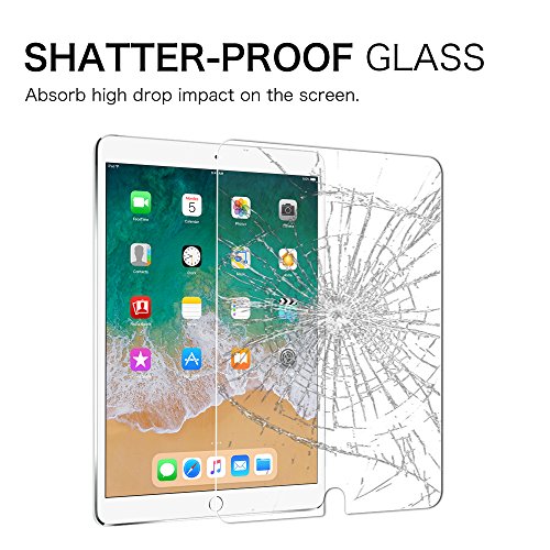 Fintie iPad Pro 10.5 Zoll Panzergla Schutzfolie – Klar HD 9H stark kratzfest Hartglas Displayschutzfolie Glasfolie Screen Protector Displayschutz Folie Displayfolie für Apple iPad Pro 10,5 Zoll 2017 Neue Modell - 2