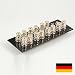 Produktbild Lyndahl Highend Lautsprecherblende LKL007 für 7.1 Surround Lautsprecherterminal passend für genormte dreifach-Unterputzdosen/Wandeinbaudosen, Made in Germany Schwarz