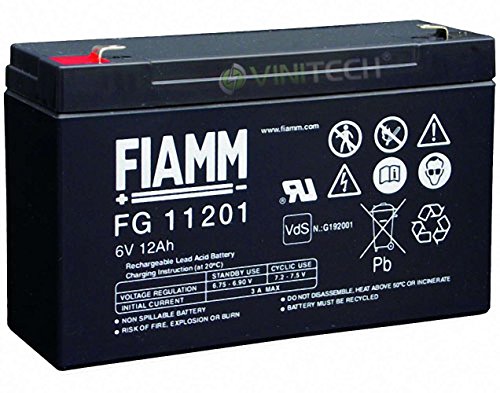 Original FIAMM FG11201 Akku 6V 12Ah Bleiakku Blei Gel Akku FG 11201 AGM Bleigel USV