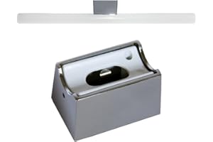 ‎NCC-LICHT NCC-Licht Hochwertige Spiegelleuchte S14d Fassung für Linestra Ralina Philina LED oder Glühlampe aus Metall (Chrom)