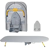 NEWFUN Table a Repasser Pliable, Planche a Repasser Pliable, Table à Repasser Pliable, Pieds de Table Pliables pour Un Gain d