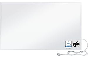 BR Bringer Infrarotheizung 800 Watt - Infrarot Elektroheizung Energiesparend - 5 Jahre Garantie, TÜV GS - Deutsche Qualitätsmarke (weiß)