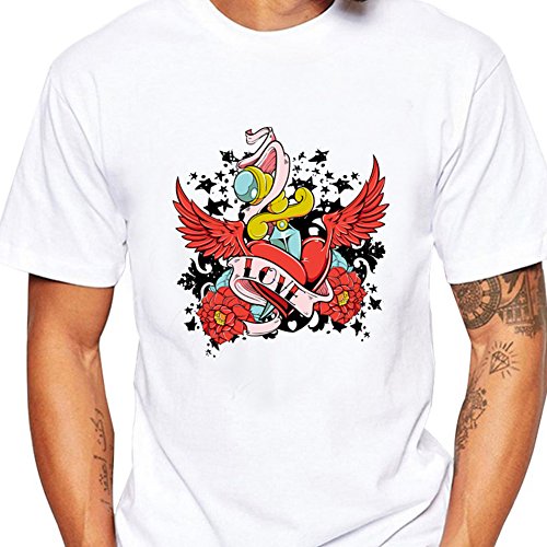 PIZZ ANNU Men's Fashion Short-Sleeve T-Shirt(1111 S)