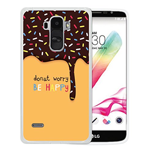 WoowCase Funda LG G4 Stylus LG G4 Stylus Funda Silicona Gel Flexible Donut Worry Be Happy Carcasa Case TPU Silicona - Transparente reviews WoowCase Funda LG G4 Stylus LG G4 Stylus Funda Silicona Gel Flexible Donut Worry Be Happy Carcasa Case TPU Silicona - Transparente