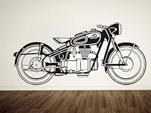 Ocean Decore Bike Bullet Wall Sticker | Wall Sticker for Living Room/Bedroom/Office and All Decorative Stickers