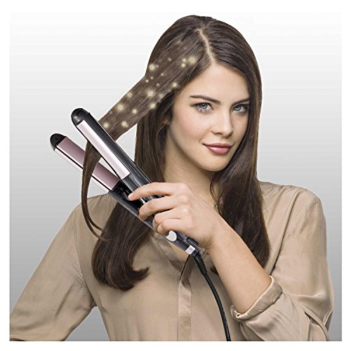 BaByliss 2 in 1 Haarglätter / Glätten und Locken legen / Sublime Touch Surface / Ceramic Technologie / LED Präzision / 5 Positionen Temperaturwahlschalter / 2 Jahre Garantie - 2