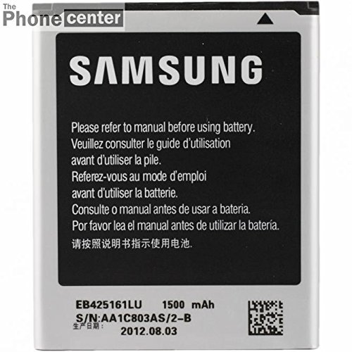 TPC© Original Bateria Samsung EB425161LU para Galaxy Ace 2 (i8160), Trend (S7560), Trend Plus (S7580), S3 mini (i8190), 1500mAh, Bulk