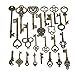 Produktbild KING DO WAY 23 Stück Retro Bronze Schlüssel Anhänger Schmuck Deko Für Halskette Kette DIY