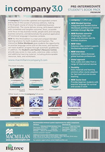 Book's Cover of In Company 3.0 Pre-Intermediate Student's Book Pack