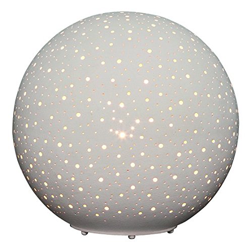 Preisvergleich Produktbild Lampex Melba LM2 475 / LM2 Tischleuchte aus Metall, Weiß, E27